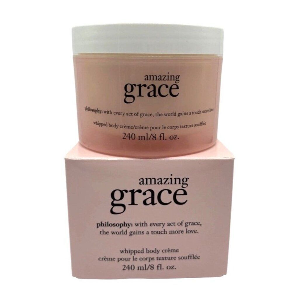 Philosophy Amazing Grace Whipped Body Cream  8 OZ New in Box